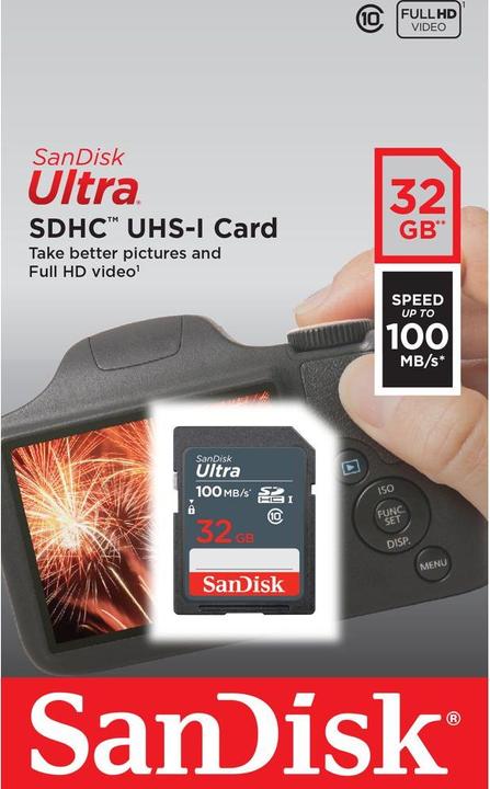 Image du produit SanDisk Ultra (32 Go, SDHC, U1, UHS-I)