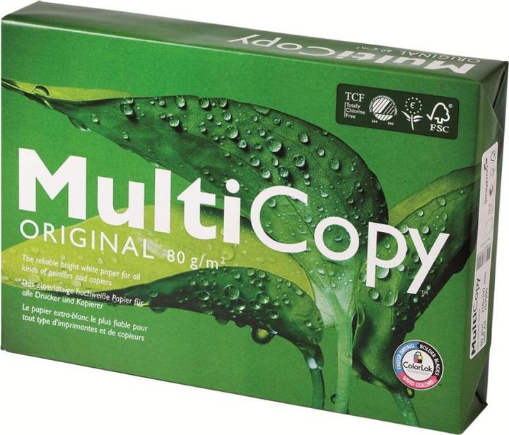 Produktbild Stora Enso Printerpapir MultiCopy Original A4 hvid 80g - (500 ark pr. pakke x 5 pakker) (80 g/m², A4)