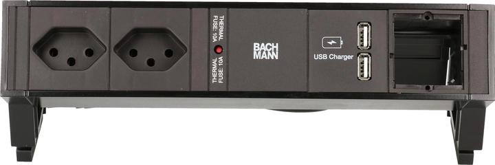Produktbild Bachmann Tischsteckdosenleiste DESK 2, 2x T13, 1x USB, 1x ABD leer (2 x, Typ 13, USB-A, 0.20 m)