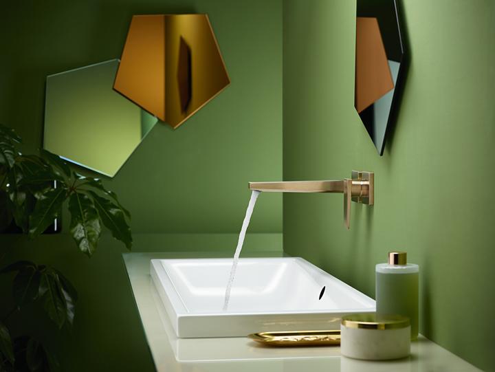 Image du produit hansgrohe Metropol Mitigeur monocommandé pour lavabo encastré pour montage mural (brushed bronze)