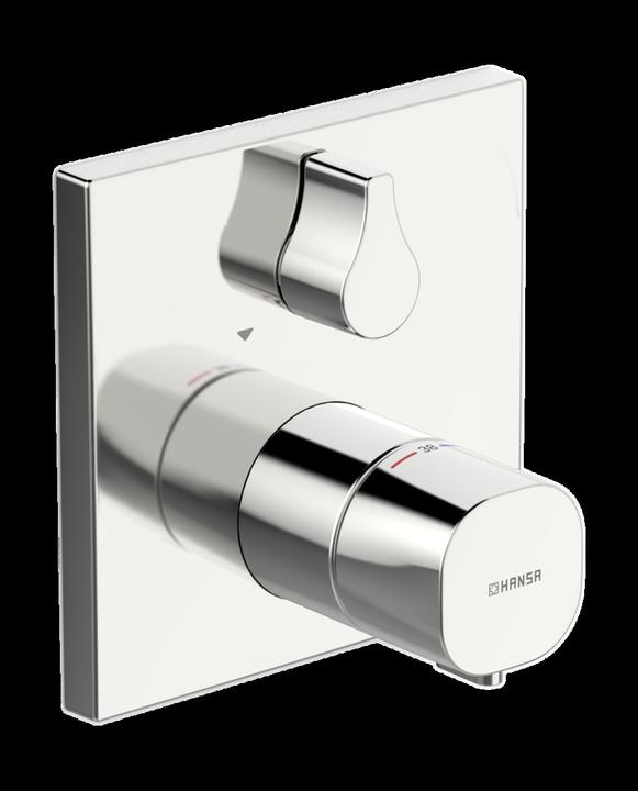 Actual product image Hansa Hansaliving bath and shower mixer, ready-mounted set, thermostat, concealed, 81149562