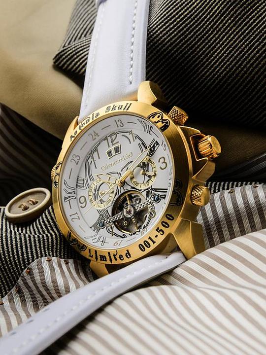 Image du produit Calvaneo 1583 Astonia Skull blanc Edition Automatik (44 mm)