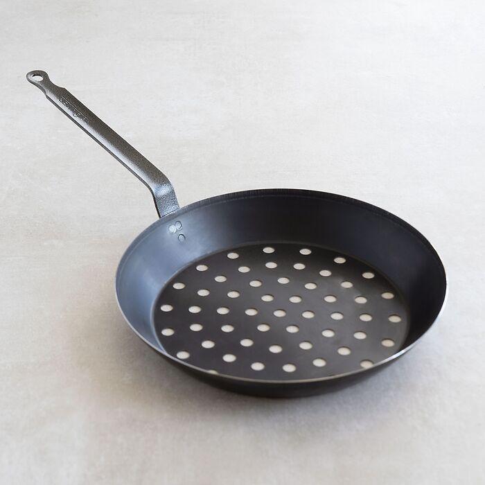 Produktbild de Buyer Maronipfanne (28 cm, Bratpfanne, Eisen)