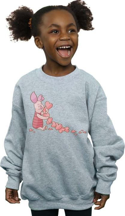 Immagine prodotto Disney Winnie The Pooh Piglet Chain Of Hearts Felpa Ragazze (140, 146)