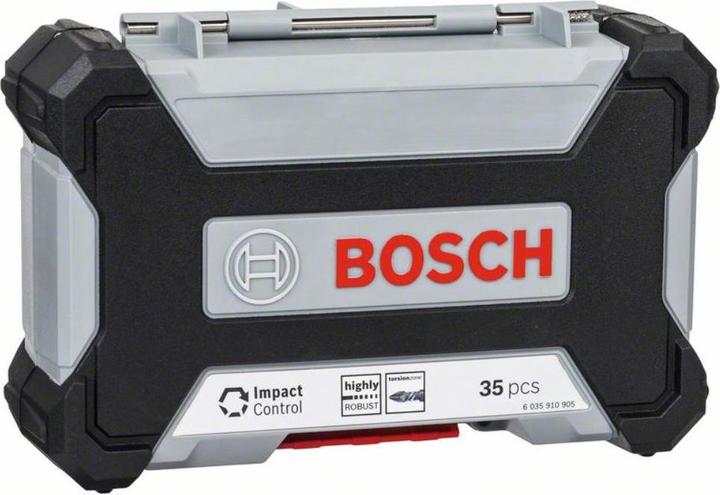 Actual product image Bosch Professional Zubehör Pick and Click Multi Construction Drill and Impact Control Screwdriver bit set (Hexagon socket TX M20, Hexagon socket TX M30, Hexagon socket TX M15, Hexagon socket TX M25, Hexagon socket TX M40, Cross Phillips PH M1, Cross Phillips PH M2, Cross Pozidriv PZ M2, Cross Phillips PH M3, Cross Pozidriv PZ M3)