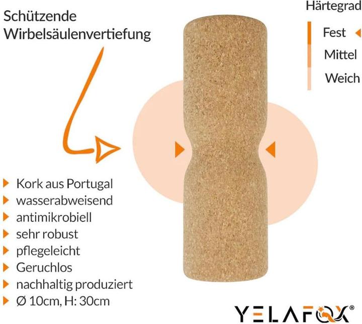 Image du produit Yelafox Rouleau de fascia avec rainure