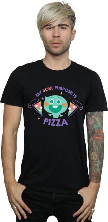 Actual product image Disney Mens Soul 22 Soul Purpose Is Pizza T-Shirt (XXL)