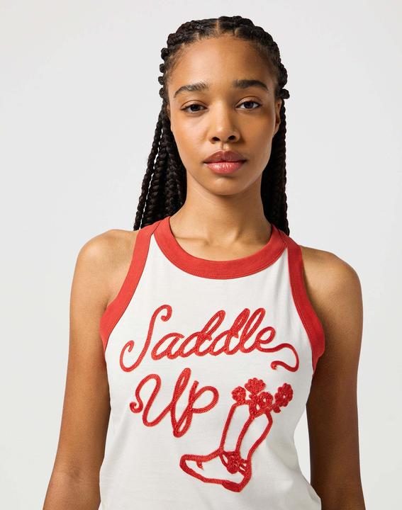 Actual product image Wrangler Top Ringer Tank (XS)