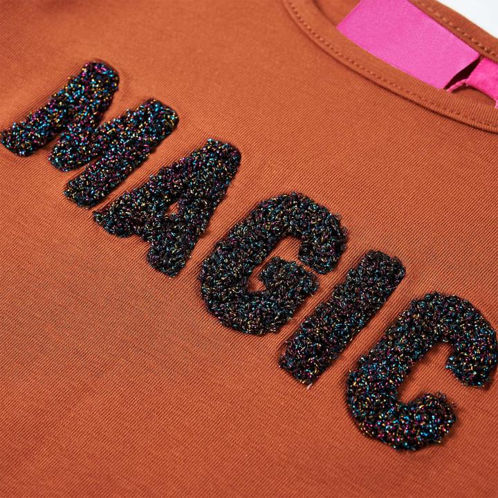 Immagine prodotto VidaXL Camicia da bambino a maniche lunghe Cognac 104,Materiale: 95 % cotone. 5 (104)