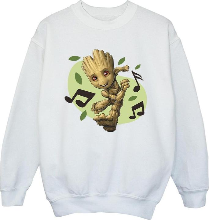 Guardians Of The Galaxy Groot Musical Notes Sweatshirt Mädchen