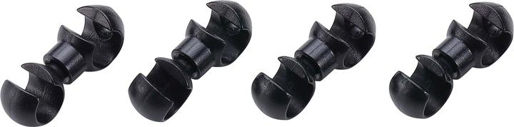 Actual product image BBB CABLE FIXATION Ø4/5MM, 4 PCS. BLACK