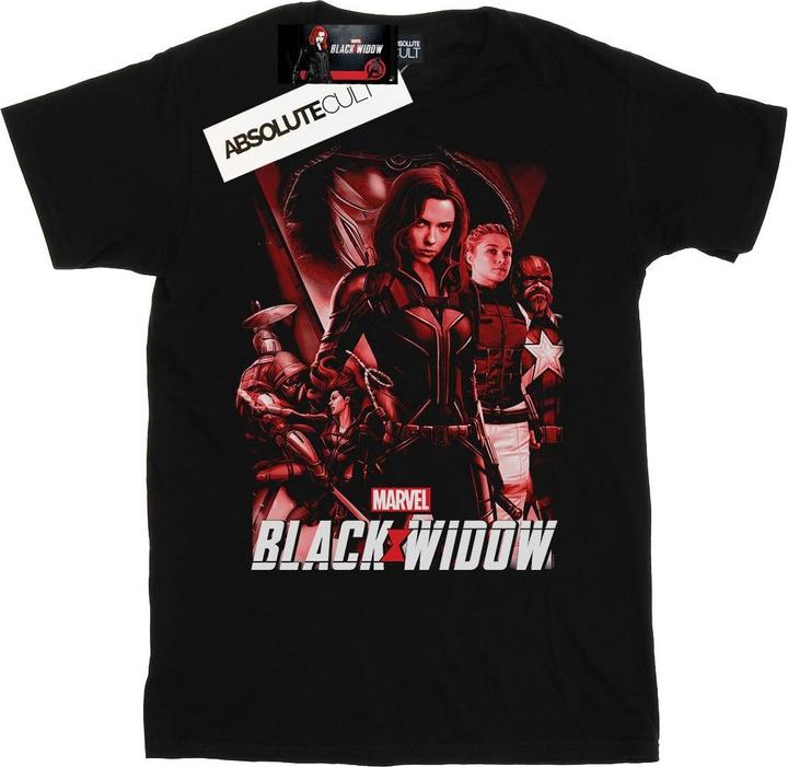 Actual product image Boys Black Widow Movie Red Group T-Shirt (128)
