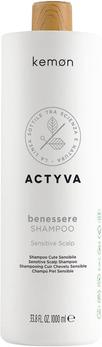 Kemon Actyva Benessere Shampoo 1000 ml (1000 ml, Flüssiges Shampoo)