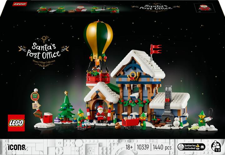Immagine prodotto LEGO L'ufficio postale di Babbo Natale (10339, LEGO Icons, Set LEGO rari)