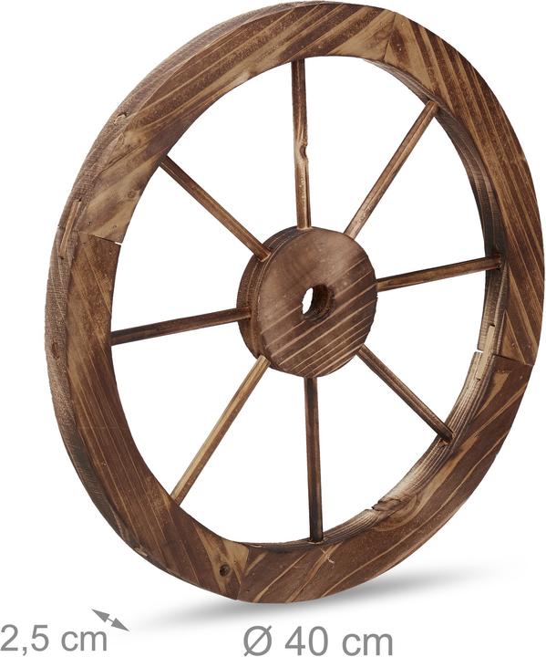 Image du produit Relaxdays Roue de chariot