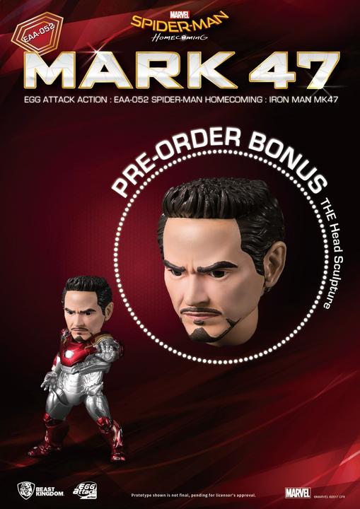 Immagine prodotto Beast Kingdom Spider-Man Homecoming "Iron Man MK 47", figura d'azione dell'attacco delle uova