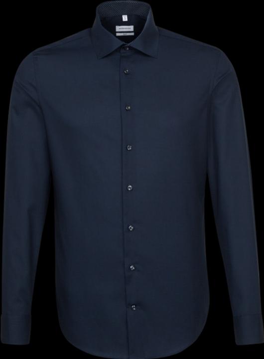 Actual product image Seidensticker Shirt Slim Fit Business Kent Patch 12 dark blu (L)