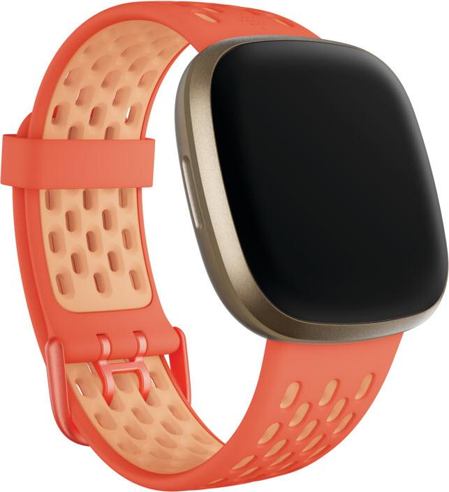 Actual product image Fitbit Versa 3/Sense Sport Bracelet L (Silicone, Versa 3, Sense)