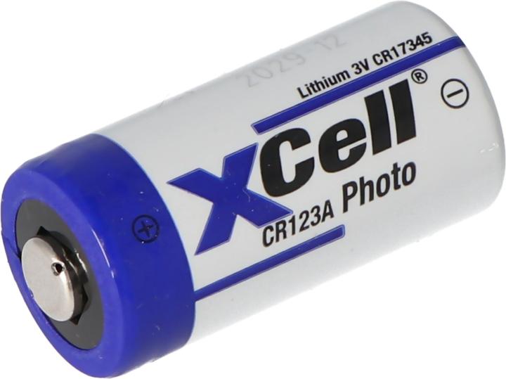 Actual product image XCell Lithium battery CR23 (1 pcs., RCR123A, 1550 mAh)