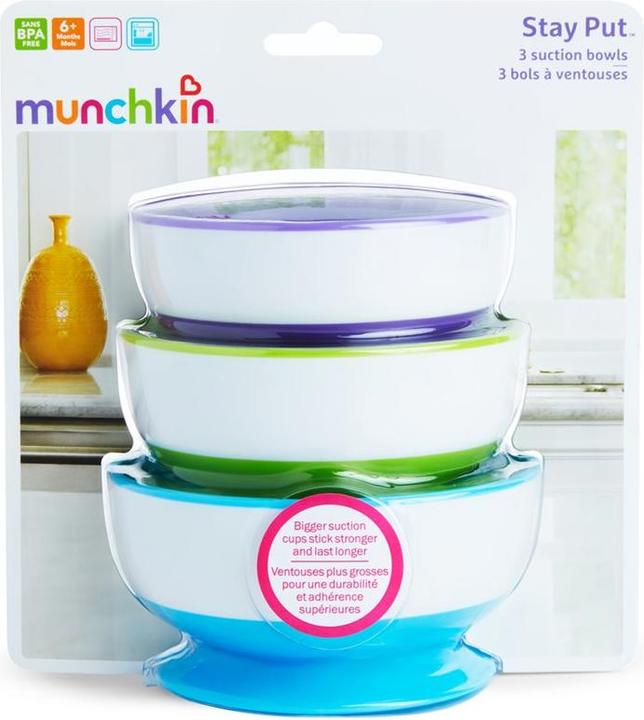 Image du produit Munchkin Bols avec ventouse (3 x)