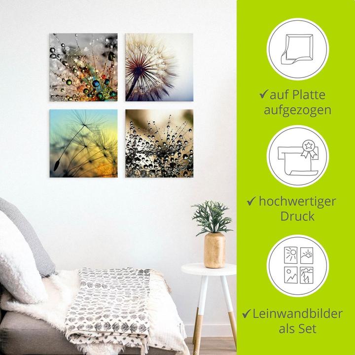 Actual product image Artland Dandelion,close-up dandelion J4XD (30 x 30 cm)