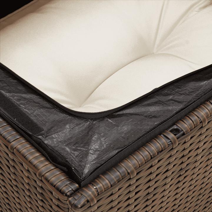 Image du produit VidaXL Meuble de jardin Canapé Ensemble de jardin Ensemble de jardin 7 pièces Marron