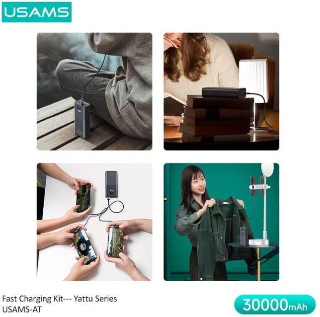 Produktbild Usams Yattu Series (30000 mAh, 65 W, 111 Wh)