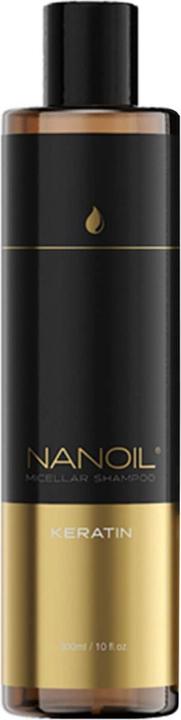 Actual product image Nanoil Micell shampoo with keratin (300 ml, Liquid shampoo)