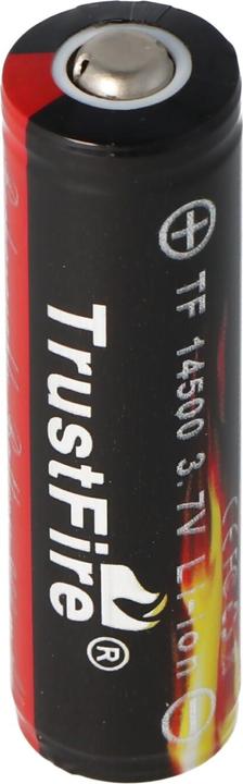 Image du produit Trustfire Batterie 14500 cellules Li-Ion protégées (flamme) (1 pcs, 14500, 900 mAh)