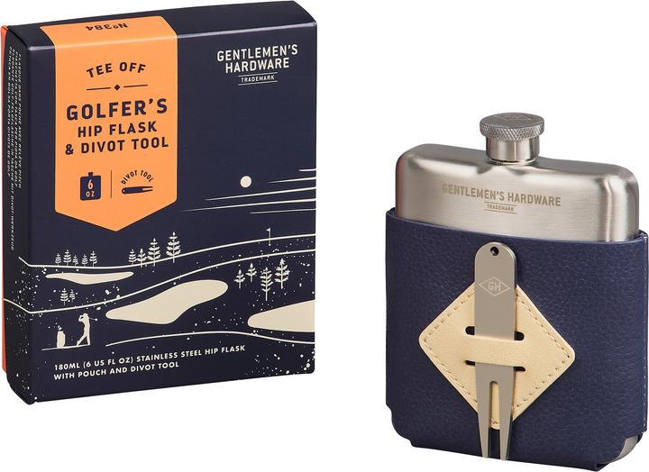 Image du produit Gentlemen's Hardware Golfer's Hip Flask & Divot Tool (200 ml)