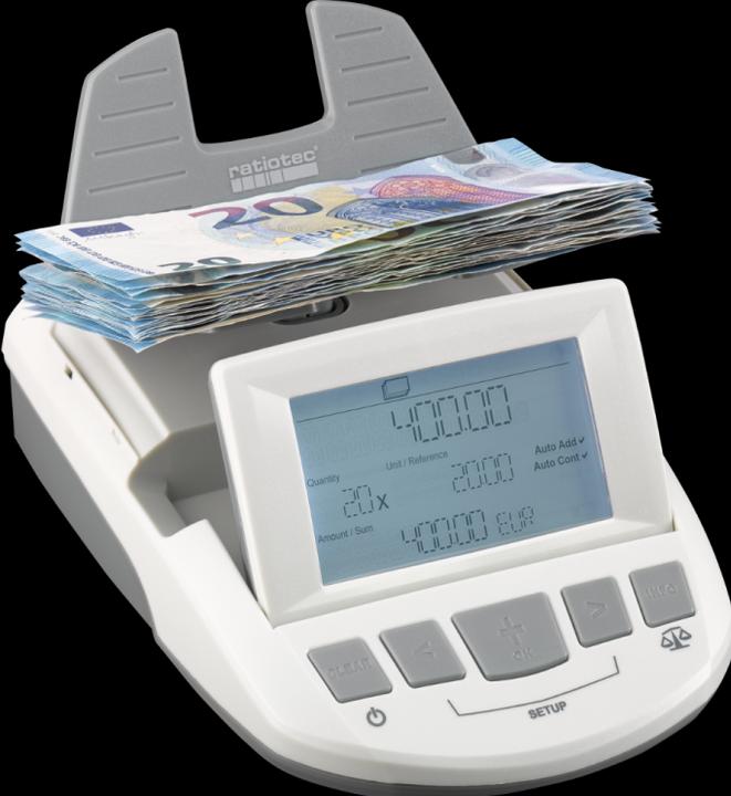 Actual product image ratiotec Money Scale RS 1000 (Made in Germany) (Bank note counter)