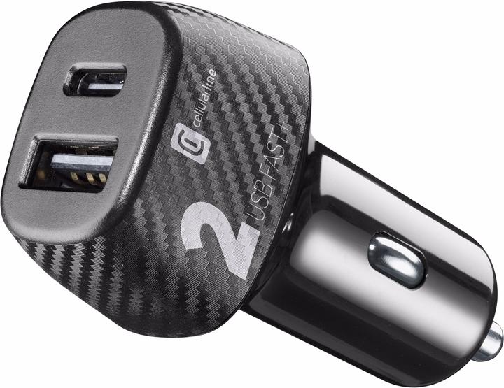 Immagine prodotto Cellularline Car Multipower 2 FAST+ - iPhone, Samsung, Huawei and other Smartphones and Tablets