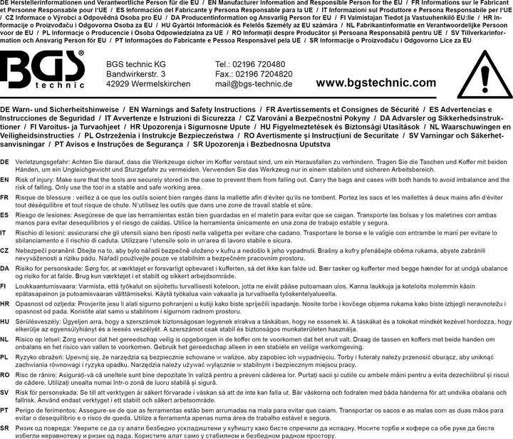 Immagine prodotto BGS Valigetta vuota per l'art. 8820 (1 pezzi)
