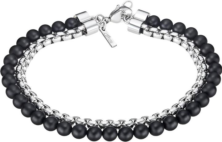 Produktbild Lotus HERREN-ARMBAND IM LOTUS-STIL IN SCHWARZ LS2294-2/1 316L EDELSTAHL, HERREN (22 cm, Edelstahl)