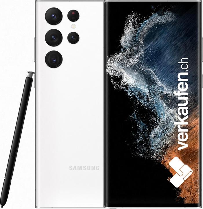 Produktbild verkaufen.ch Galaxy S22 Ultra 5G (256 GB, Phantom White, 6.80", 0.00 Mpx, Dual SIM, A / Wie neu)