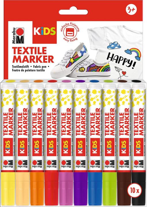 Produktbild Marabu Textilstift KiDS (Mehrfarbig, 10 x)