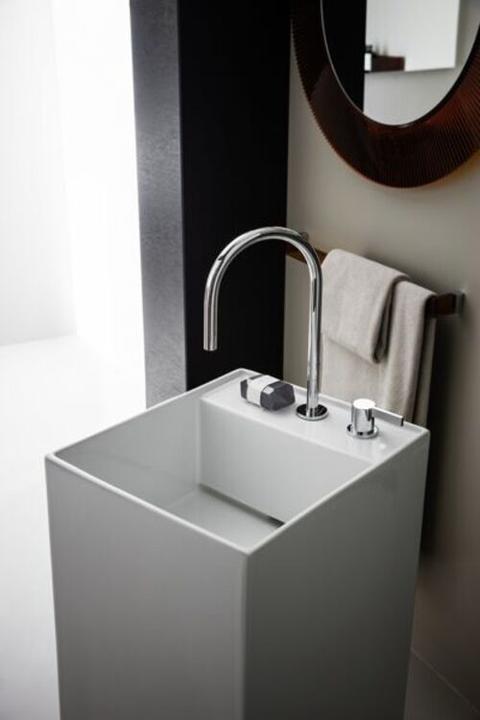 Immagine prodotto Laufen Lavabo KARTELL 375x435x900mm frst o ÜL 2 HL m Linea Dek (435 mm, 375 mm)