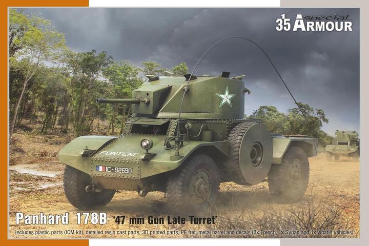 Actual product image Special Hobby Panhard 178B 47 mm Gun Late Turret