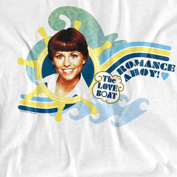 Actual product image The Love Boat Unisex Adult Romance Ahoy T-Shirt (XXL)