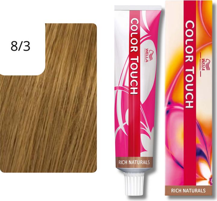 Image du produit Wella Colour Touch Rich Naturals (8/3 blond clair or blond clair)