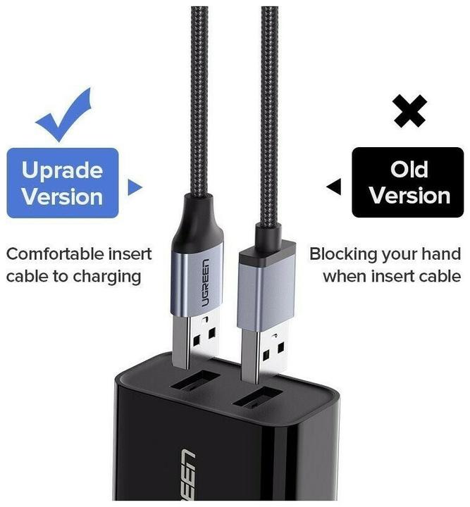 Productafbeelding Ugreen Micro USB naar USB-A 2.0 kabel (2 m, USB 3.0)