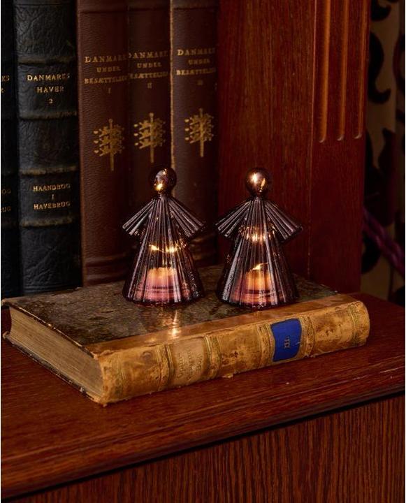 Actual product image Sirius Table decoration Angel Albert, Ø 6.5 x H 10.5 cm, Bordeaux