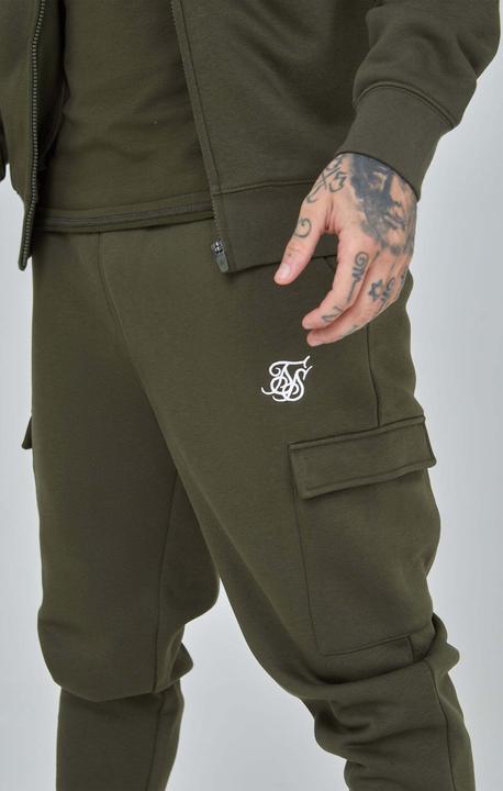 Image du produit Siksilk Sweatpants Kaki Essential Cargo Jogger (XL)