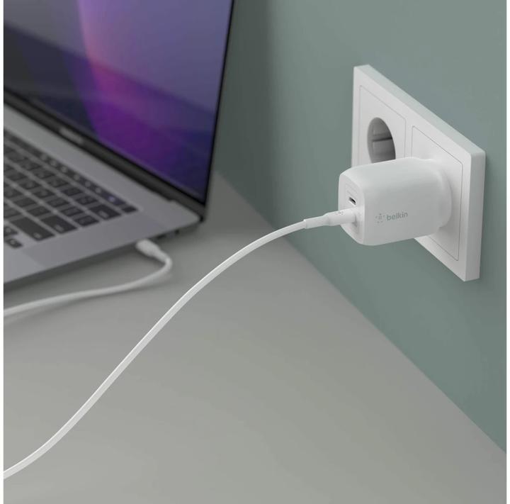 Actual product image Belkin Boost Charge Pro 2-Port GaN Charger (65 W)