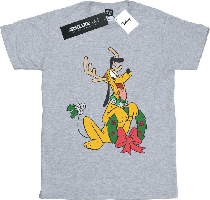 Immagine prodotto Disney Pluto Christmas Reindeer Maglietta Ampia Donna (XL)