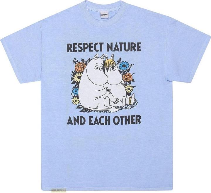 Actual product image Heroes Inc Moomins T-Shirt Respect Nature Size S (S)
