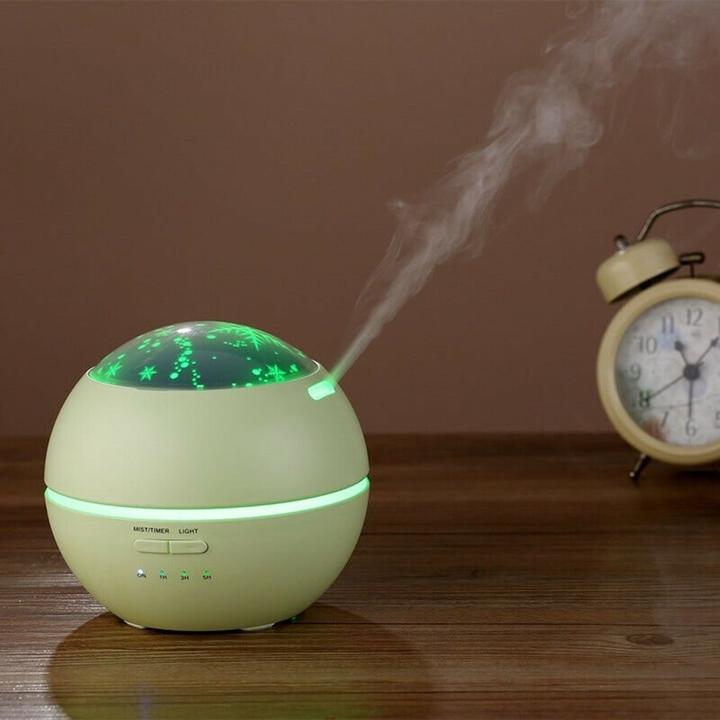 Actual product image JTI Humidifier and night light - Green