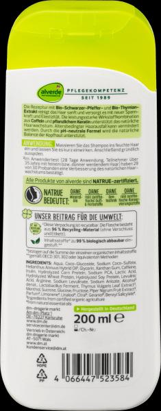 Immagine prodotto dm alverde Shampoo Potenza e Forza (Shampoo liquido)