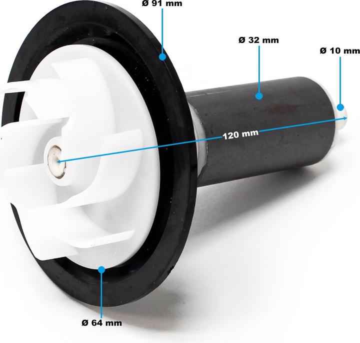 Produktbild SunSun CPP-10000 Poolpumpe Ersatzteil Rotor vormontiert Pool Pumpe