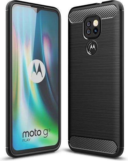 Productafbeelding MU Style Koolstofvezel TPU Softcase-serie (Motorola Moto G9 Play)